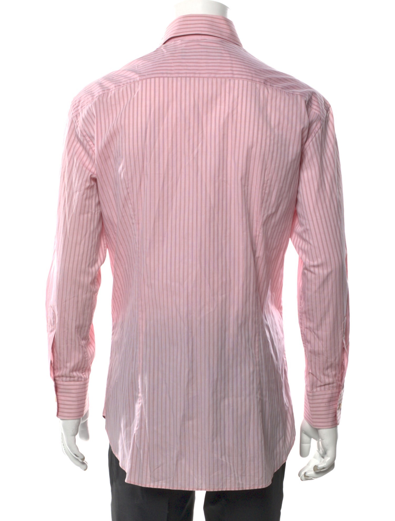 Salvatore Ferragamo Striped Long Sleeve Shirt